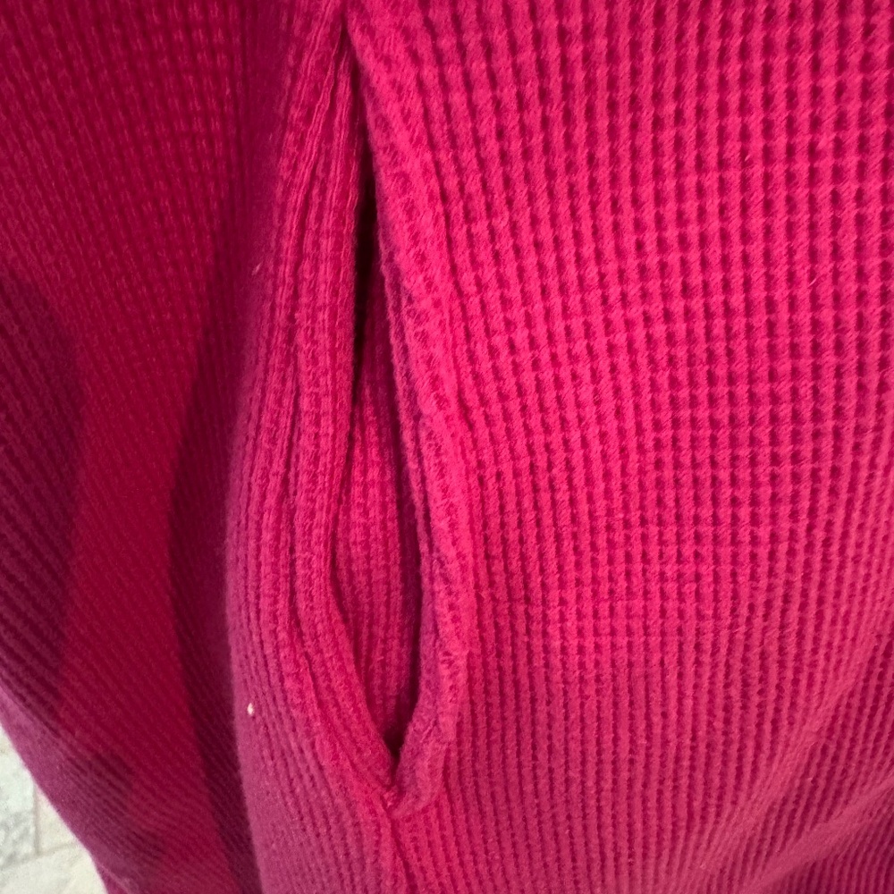 WOMAN WITHIN THERMAL DRESS 14/16W- RASPBERRY - Picture 4 of 8